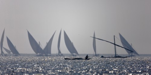 Felouques sur le delta du Nil