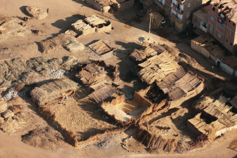 Abydos, vue aérienne