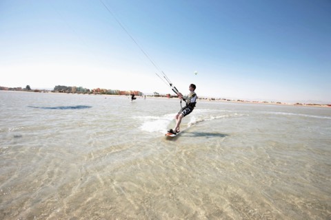 Kitesurf à el-Gouna (Egypte)
