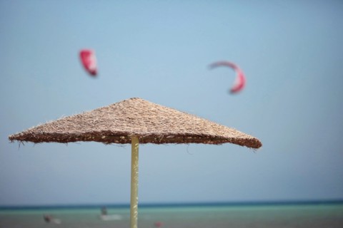 Kitesurf à el-Gouna (Egypte)
