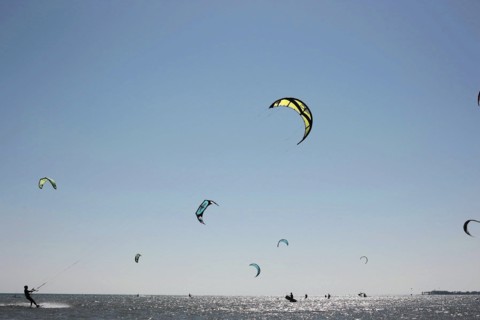 Kitesurf à el-Gouna (Egypte)