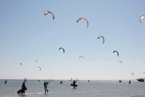 Kitesurf à el-Gouna (Egypte)