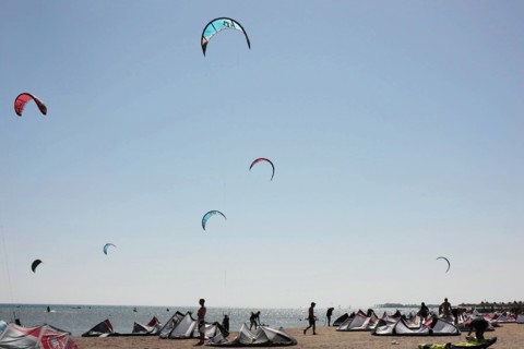 Kitesurf à el-Gouna (Egypte)