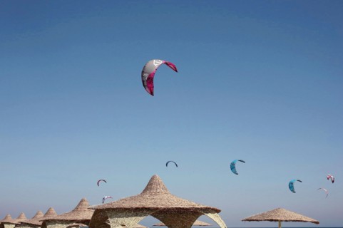 Kitesurf à el-Gouna (Egypte)