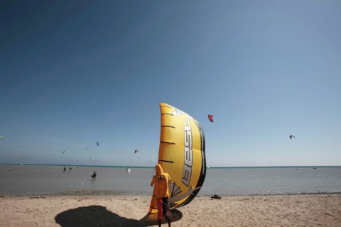 Kitesurf à el-Gouna (Egypte)