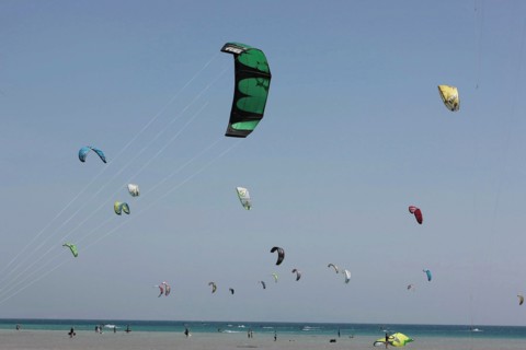 Kitesurf à el-Gouna (Egypte)