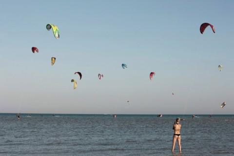 Kitesurf à el-Gouna (Egypte)