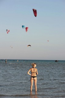 Kitesurf à el-Gouna (Egypte)