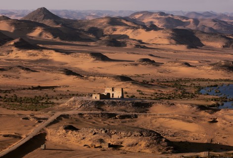 Temple de Dakka, vue aérienne