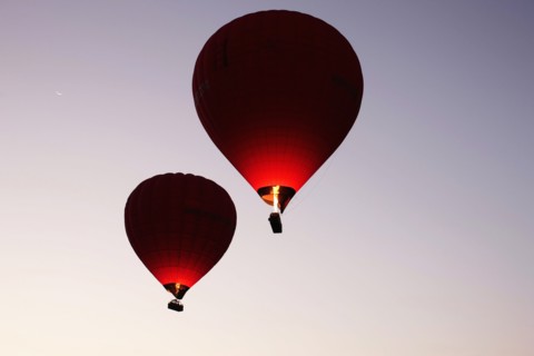 Montgolfières au-dessus de Louxor