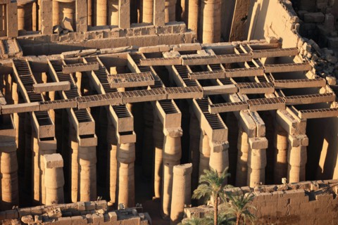 Temple d'Amon à Karnak, salle hypostyle