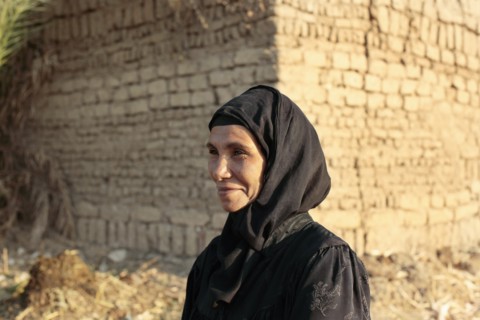 Scène de la vie quotidienne aux environs de Louxor