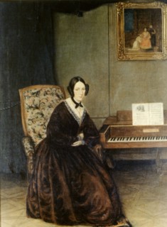 Portrait of Mrs Allotte de la Faye, Jules Verne's mother