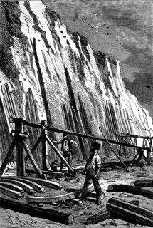 Jules Verne, "L'île Mystérieuse", illustration