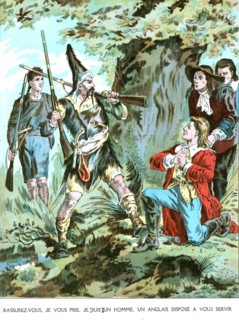 Illustration in 'Life and Surprising Adventures of Robinson Crusoe'