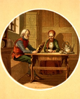 Knusli, Couple reading