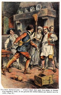 Illustration in 'The Three Musketeers'