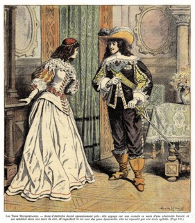 Illustration in 'The Three Musketeers'