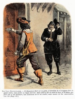 Illustration in 'The Three Musketeers'