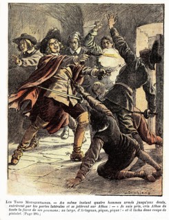 Illustration in 'The Three Musketeers'