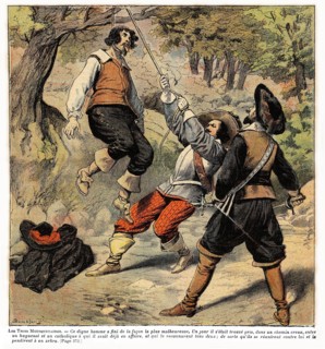 Illustration in 'The Three Musketeers'