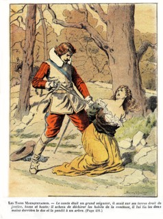 Illustration in 'The Three Musketeers'