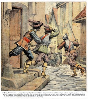 Illustration in 'The Three Musketeers'