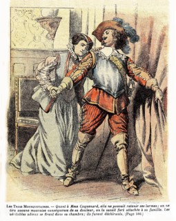 Illustration in 'The Three Musketeers'