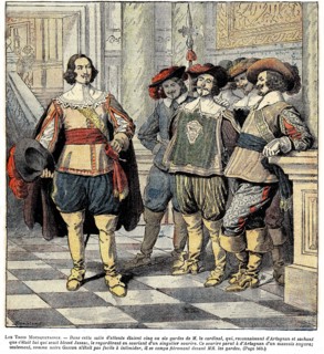 Illustration in 'The Three Musketeers'