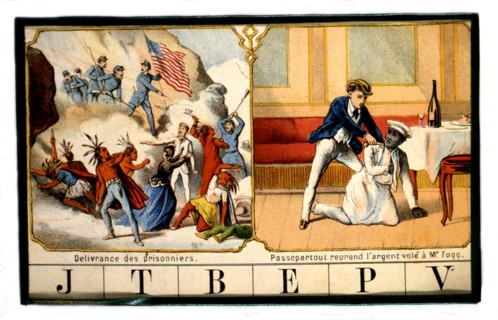 Illustration in 'Around the World in Eighty Days'