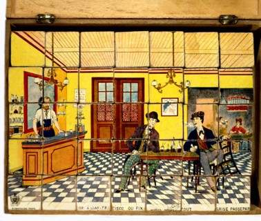 Jules Verne, "Le tour du monde en 80 jours", Jeu de cubes