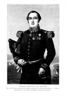 L'amiral Febvrier des Pointes qui prit possession de la Nouvelle- Calédonie