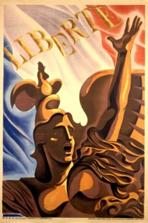 Affiche pour la libération, août 1944