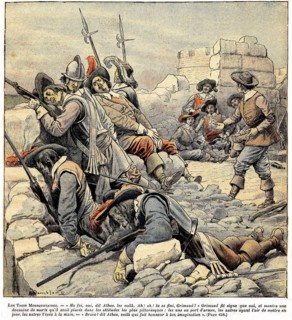 Illustration in 'Three Musketeers'