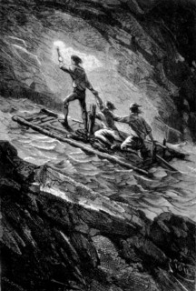 J. Verne, "Voyage au centre de la terre", illustration