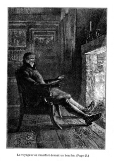 Jules Verne, "un billet de loterie" (illustration)