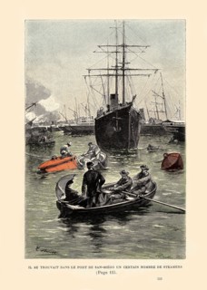 Jules Verne, "Mistress Branican" (illustration)