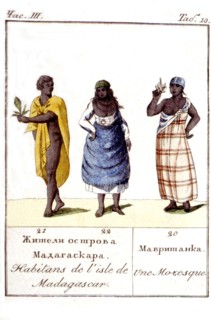Inhabitants of Madagascar, A Moorish woman (1816)
