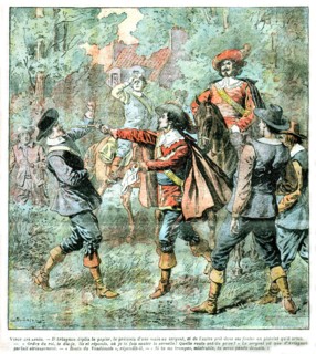 Illustration in 'Twenty Years After'