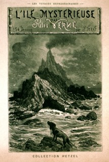 Jules Verne, "L'île mystérieuse", couverture