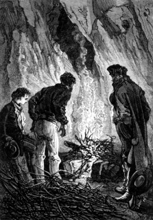 J. Verne, "L'île mystérieuse", illustration