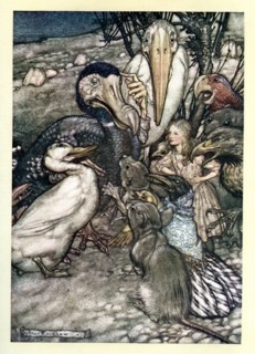 Alice au pays des merveilles, illustration d'Arthur Rackham