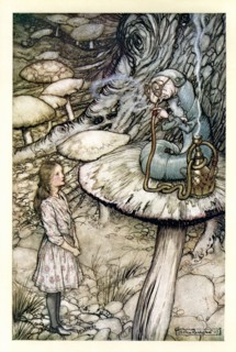 Alice in Wonderland, illustration by Arthur Rackham