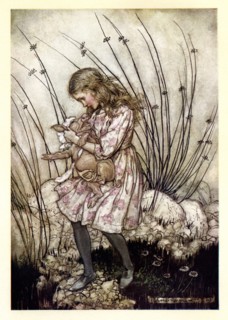 Alice in Wonderland, illustration by Arthur Rackham