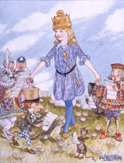 Alice au pays des merveilles, illustration de Charles Folkard