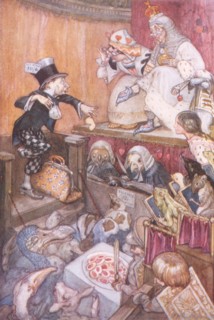 Alice au pays des merveilles, illustration de A.E. Jackson