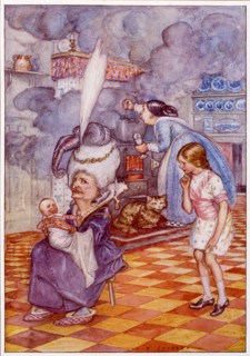 Alice au pays des merveilles, illustration de A.E. Jackson