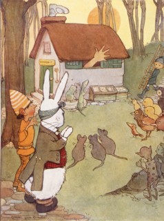 Alice au pays des merveilles, illustration de Mabel Lucie Attwell