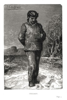 Illustration de "Les Travailleurs de la Mer", de Victor Hugo