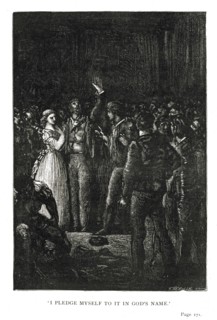 Illustration de "Les Travailleurs de la Mer", de Victor Hugo